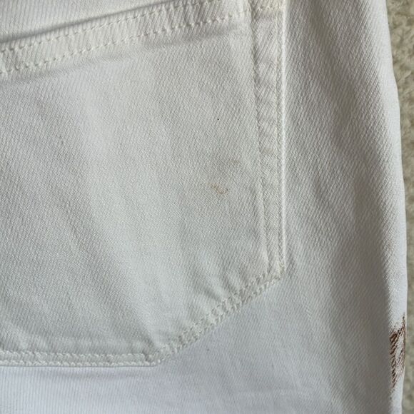 J Crew‎ Curvy Essential Straight Leg Jeans Womens Size 27 White - Picture 11 of 13